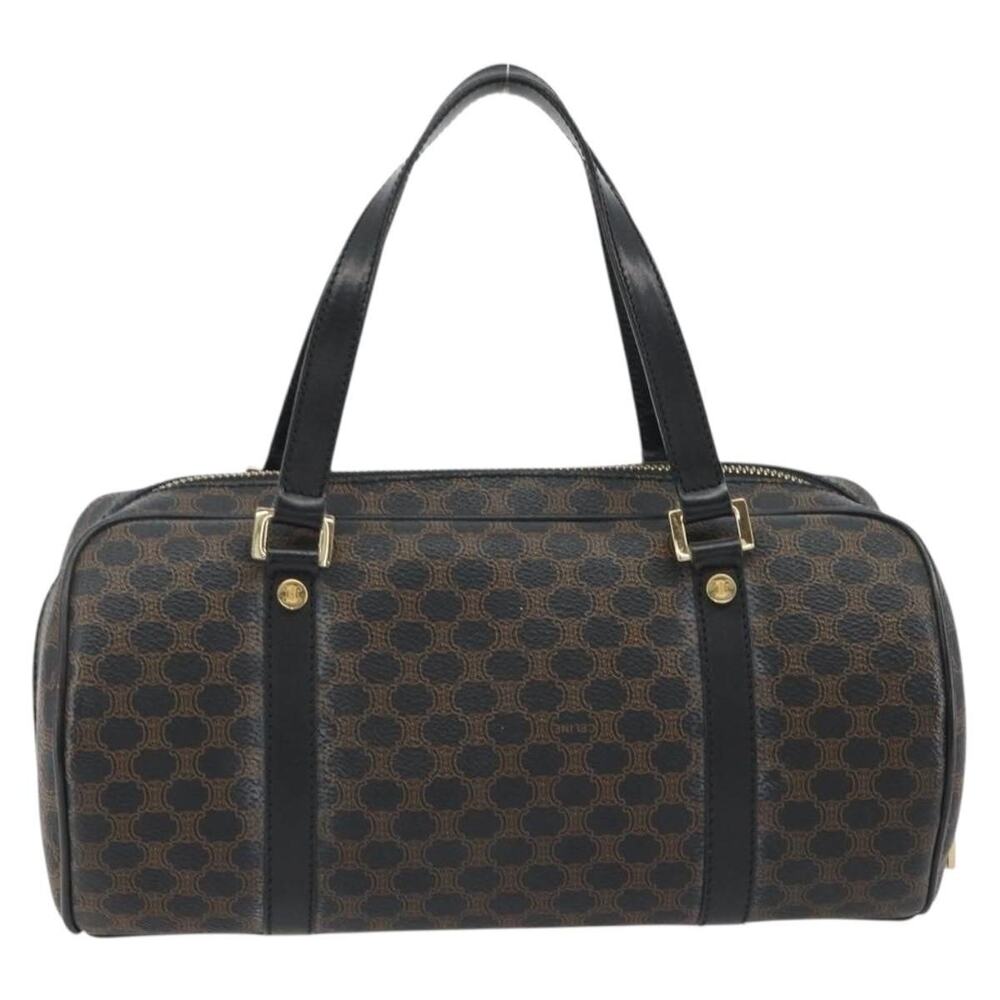 Celine Macadam Mini Boston Bag Black